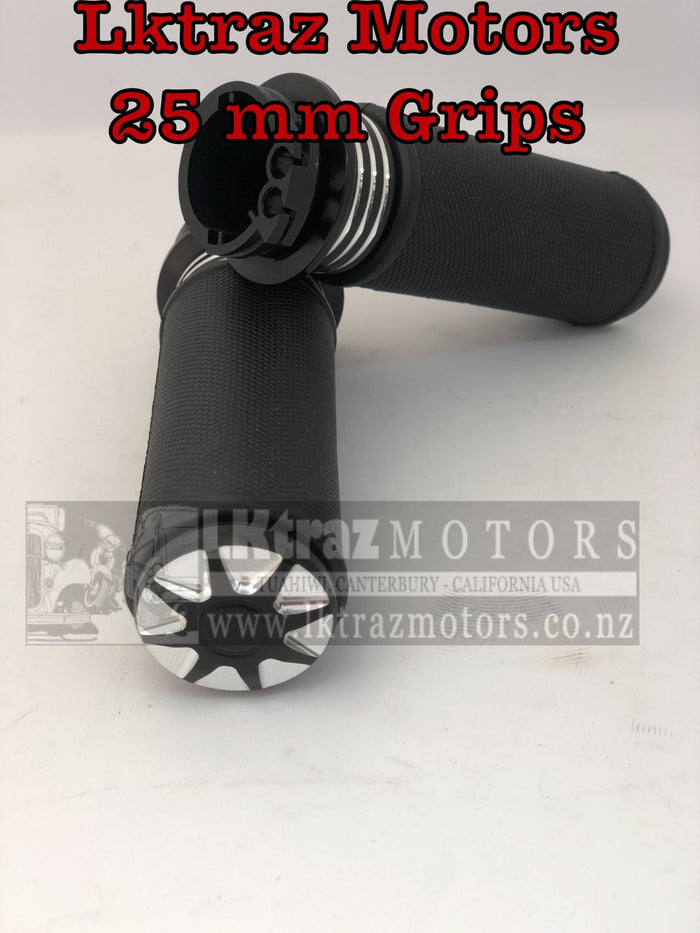 25 mm Grips GNARLY silver /Black