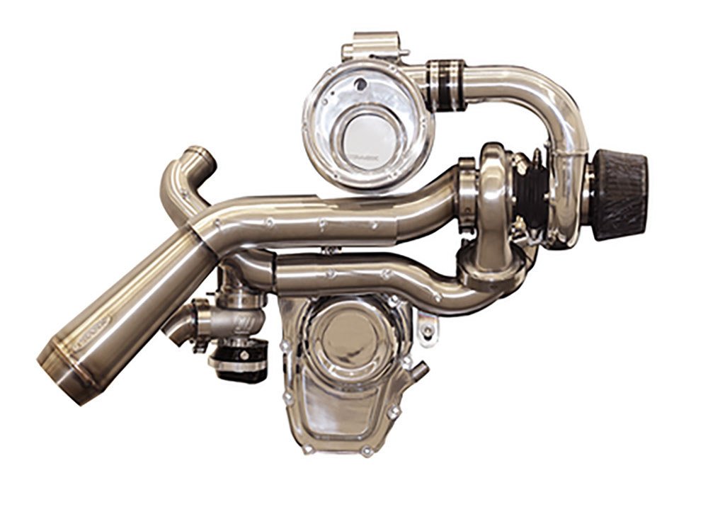 Tornado Turbo Kit – Stainless Exhaust, Polished Billet. Fits Touring 2017up And Softail 2018up