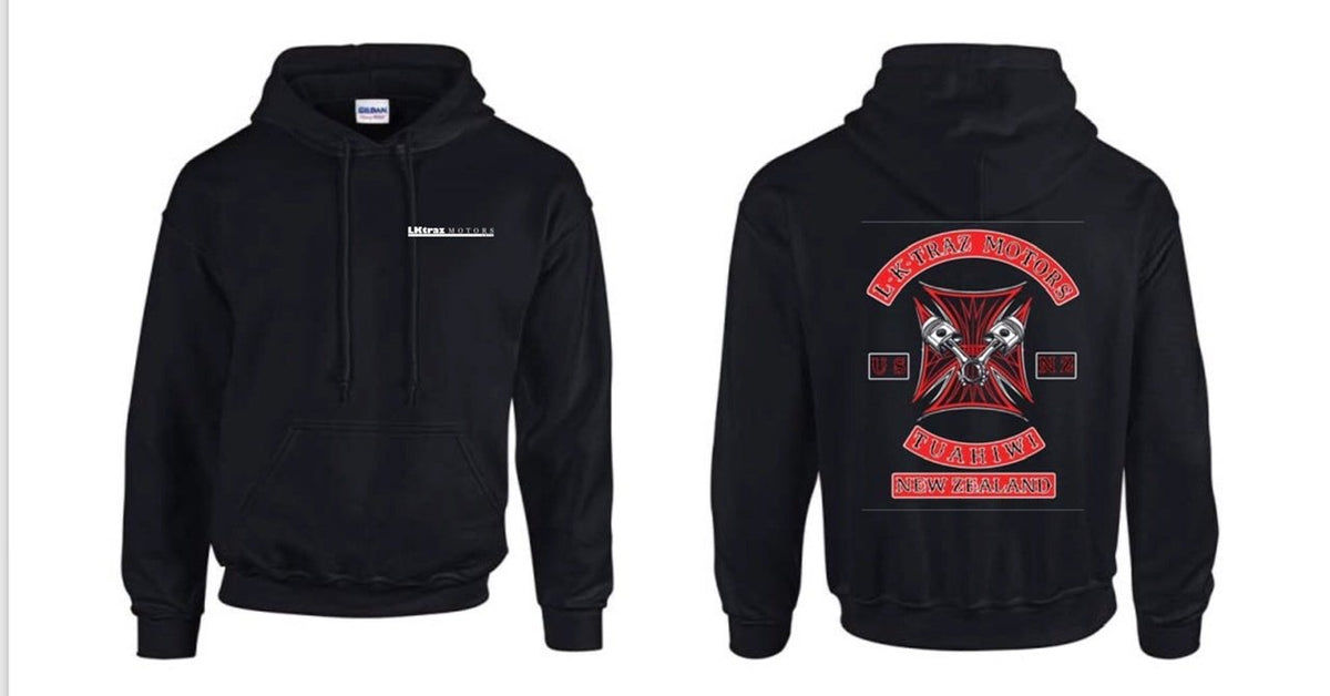Hoodie -Red Pistons-white