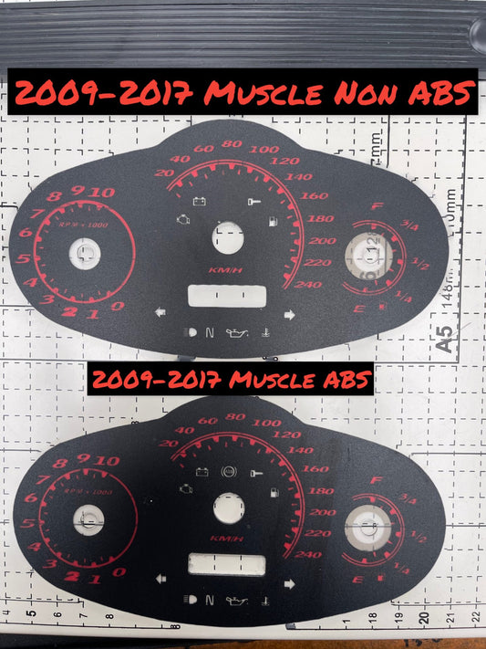 Face Plate - Muscle converts  from MPH to KPH