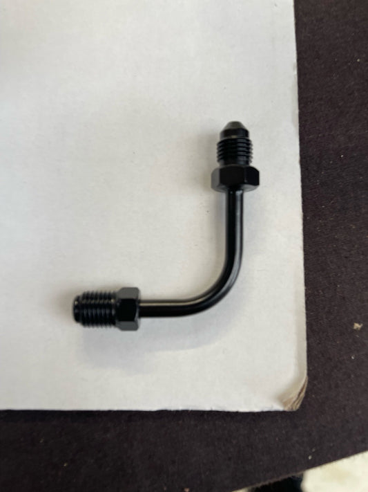 3/8-24 to AN-3 90 Adaptor -Black