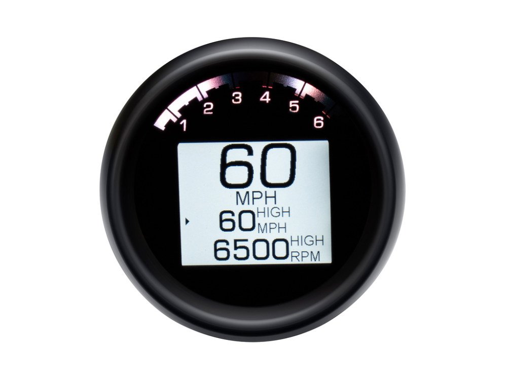 Round KPH Speedo with Tachometer 2014-