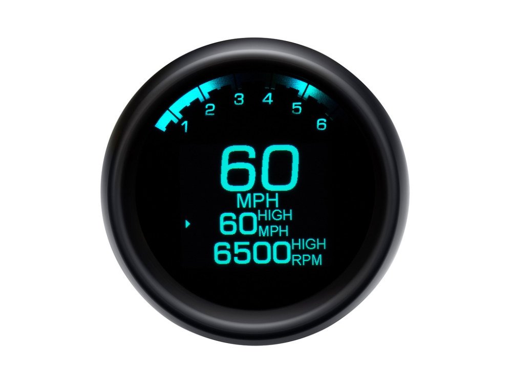 Round KPH Speedo with Tachometer 2014-