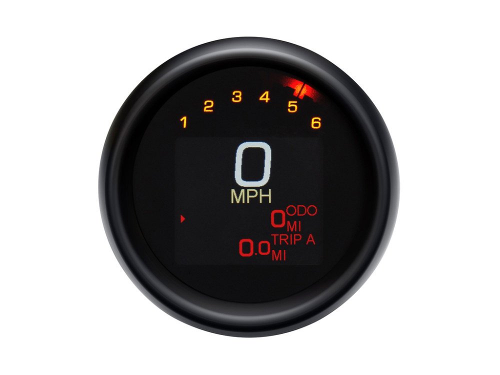 Round KPH Speedo with Tachometer 2014-