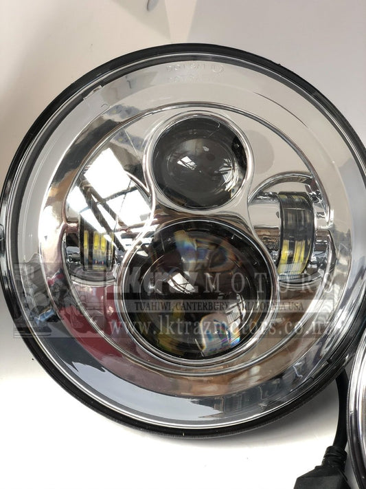 7" Inch Daymaker Projector LED Headlight -Chrome