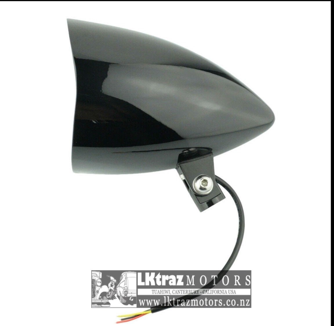 Black or Chrome 5.75 inch Bullet Led Bullet Headlight