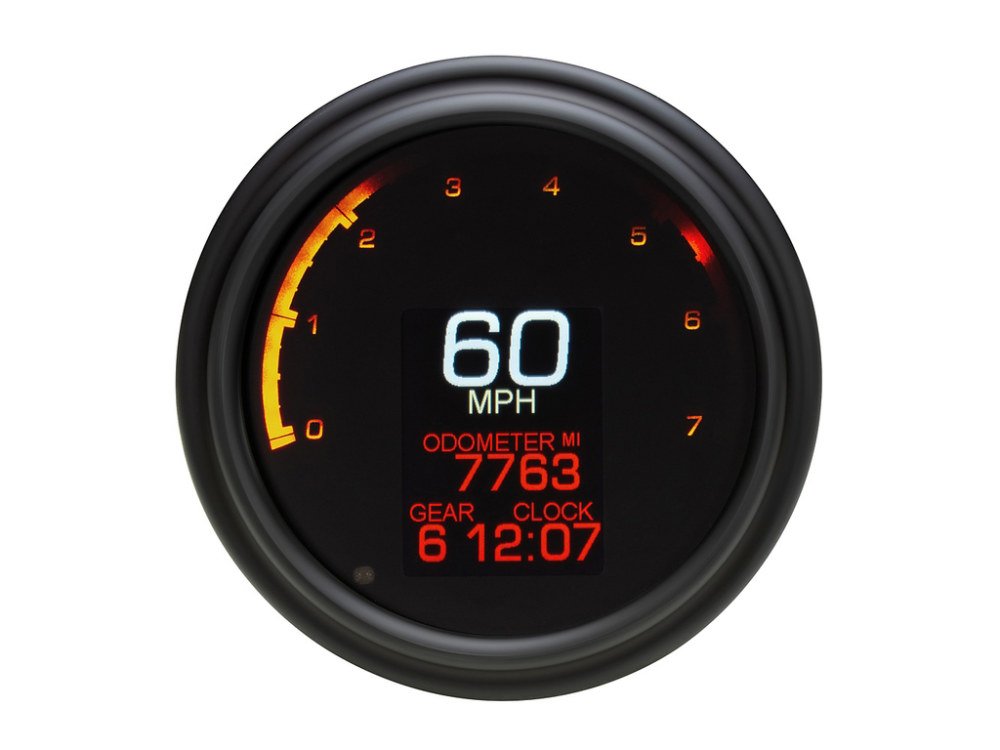 Round KPH Speedo with Tachometer 2004-