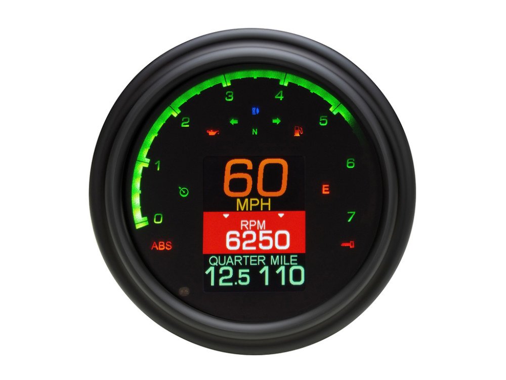 Round KPH Speedo with Tachometer 2004-