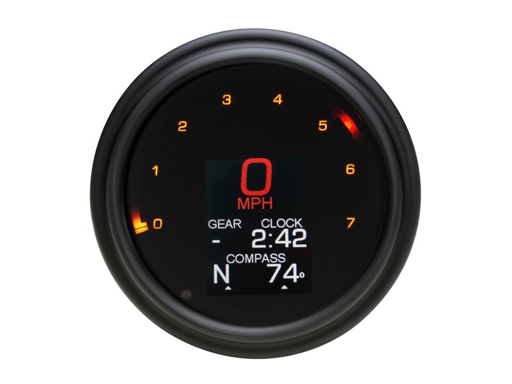 Round KPH Speedo with Tachometer 2004-