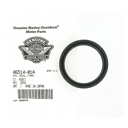 Genuine Harley-Davidson 49mm Fork Oil Seal for Dyna / V-Rod — 46514-01A