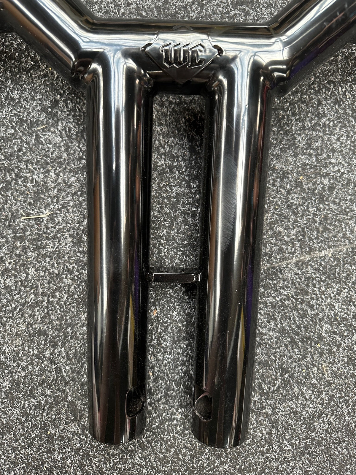 MX  Tee Bars 14 Inch Gloss Black - softail