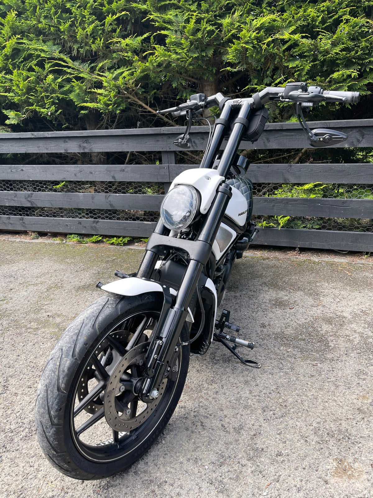Mx Bars  to fit  Vrod - Gloss Black 2 inch diameter