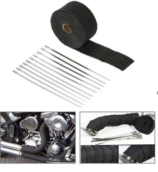 Exhaust Wrap Black