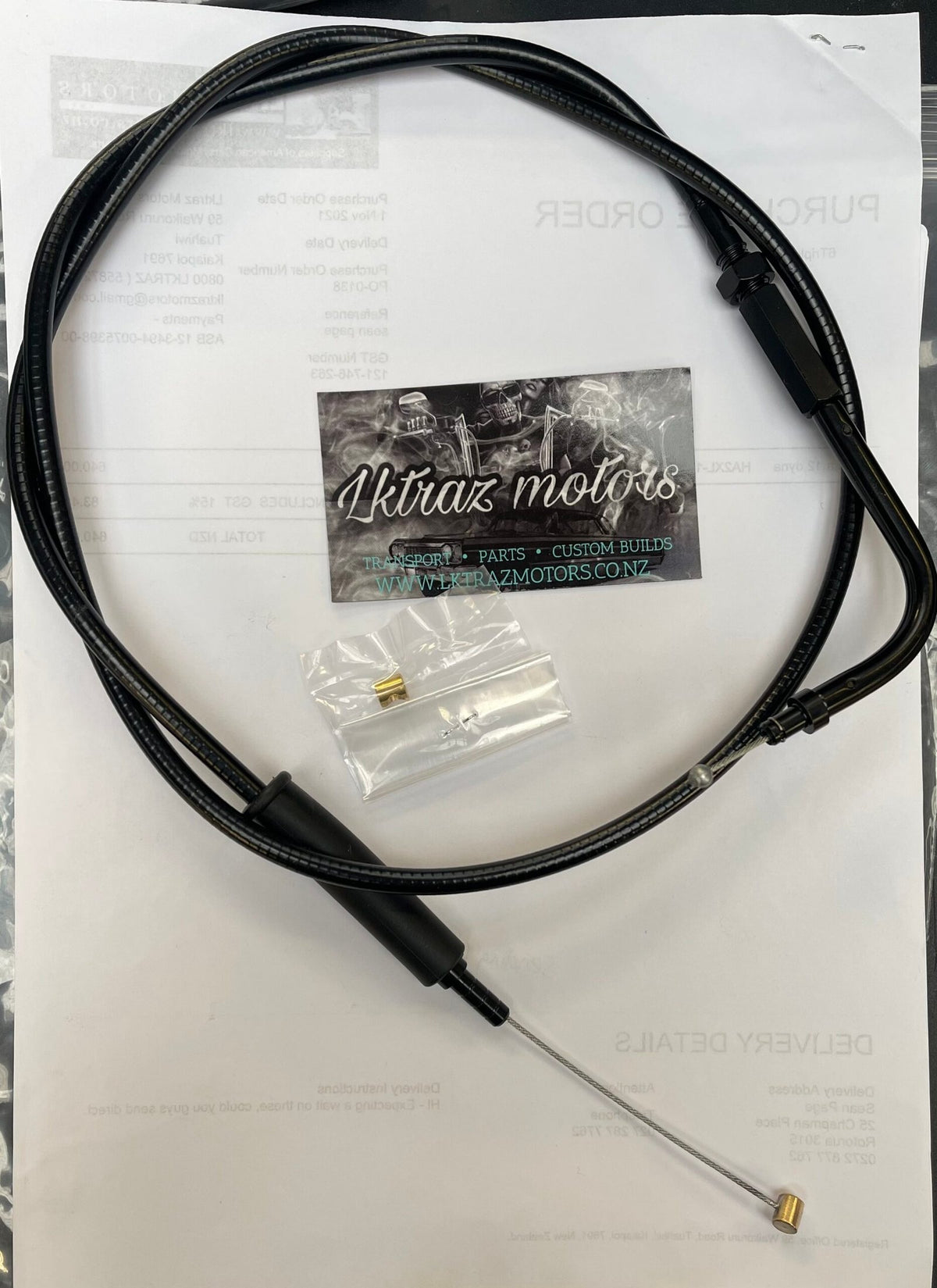 Softail and Dyna Throttle and Idle Cables Suite 14-18 Inch Bars