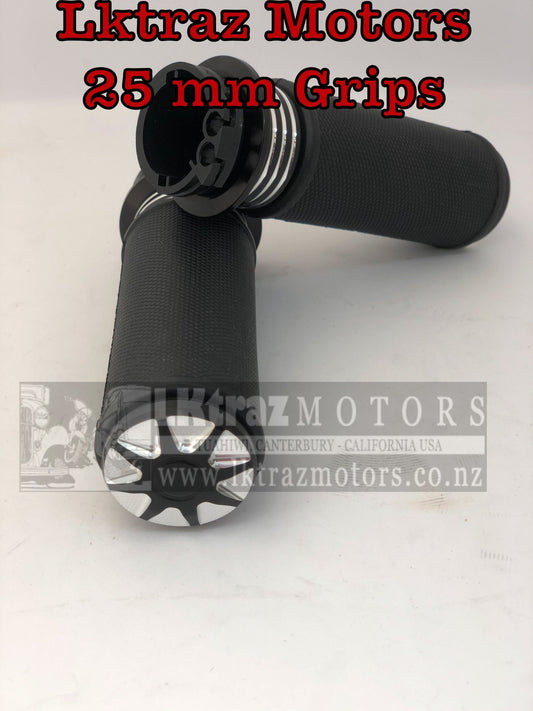 25 mm Grips GNARLY silver /Black