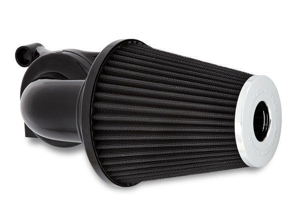 90deg Monster Sucker Air Cleaner Kit – Black. Fits Milwaukee-Eight 2017up
