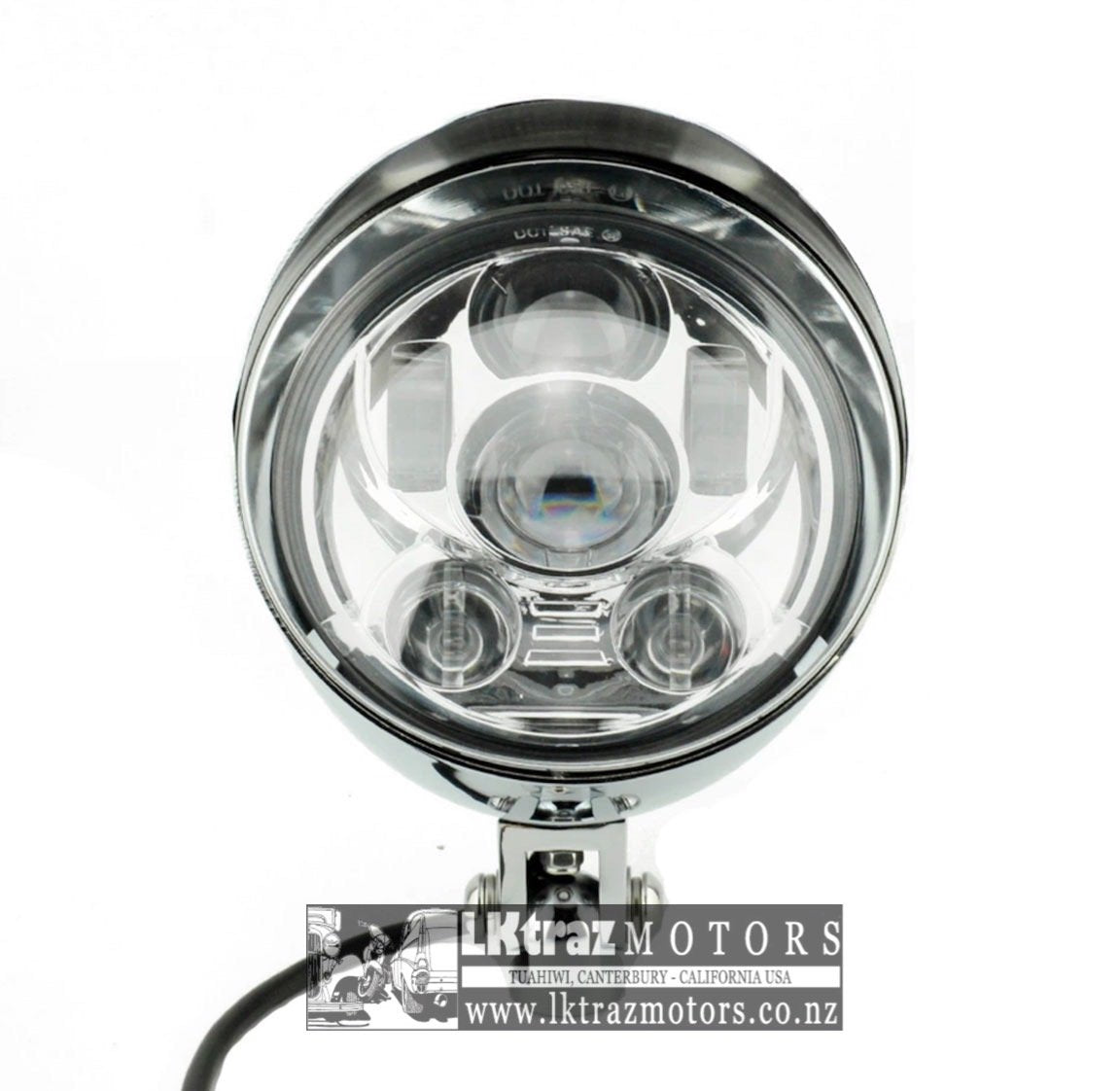 Black or Chrome 5.75 inch Bullet Led Bullet Headlight