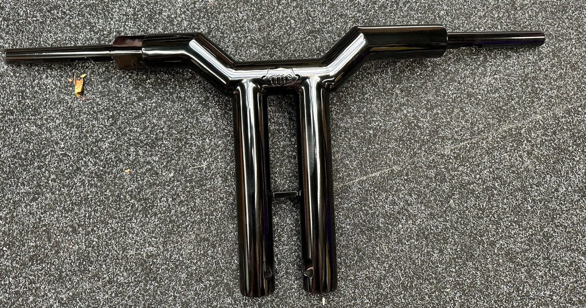 MX  Tee Bars 14 Inch Gloss Black - softail