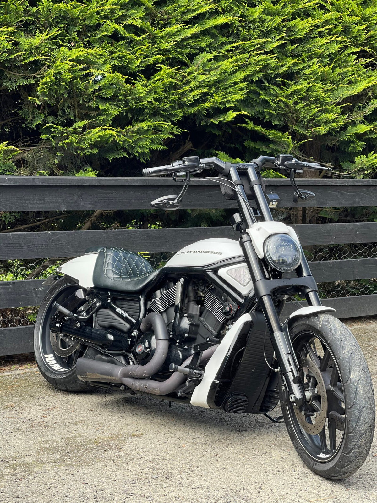 Mx Bars  to fit  Vrod - Gloss Black 2 inch diameter
