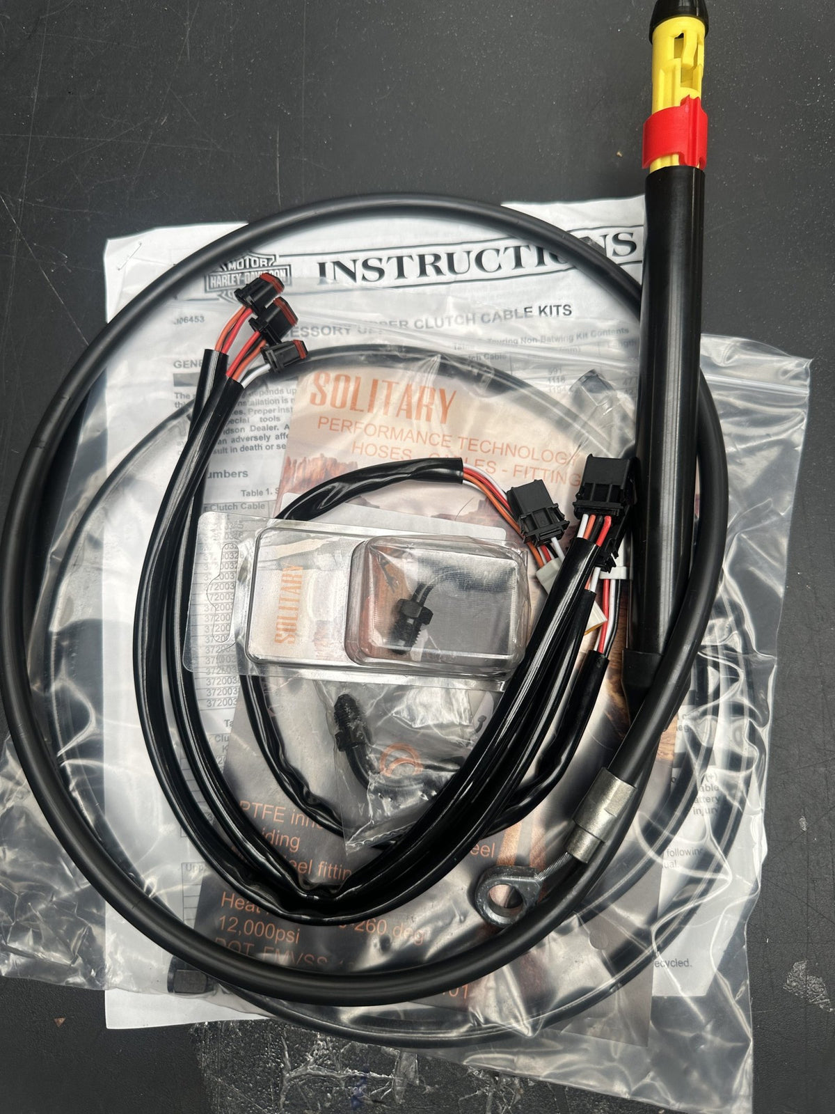 Cable Kit for Extended Handle Bars - Harley Davidson Fat Boy 2018+