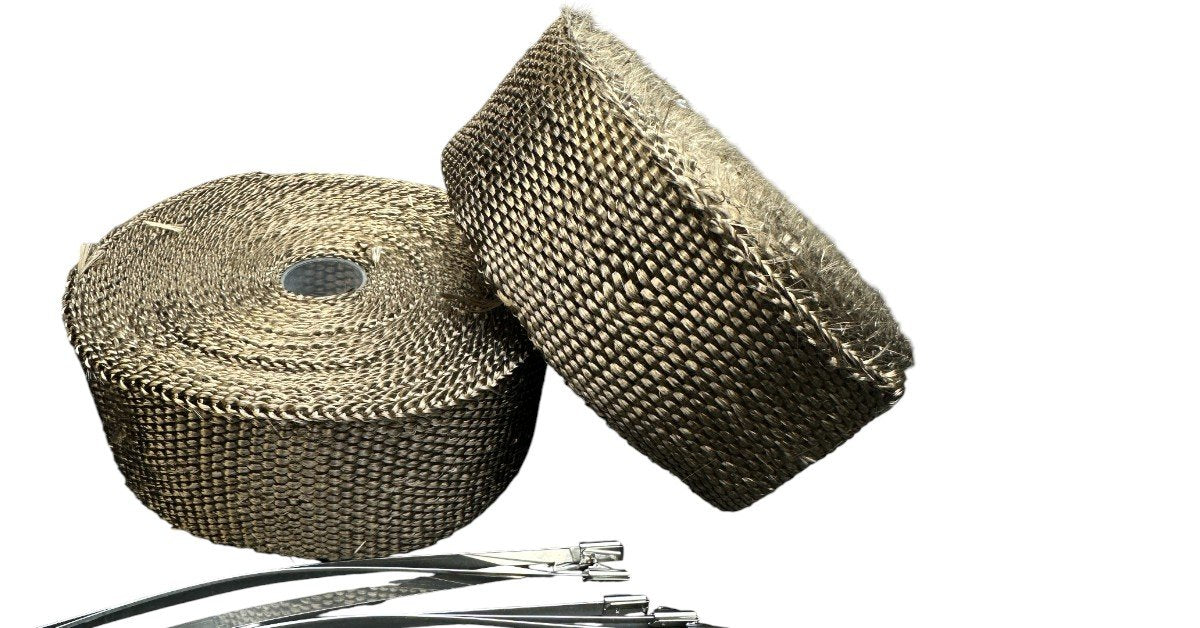 Exhaust Wrap - Titanium10m roll