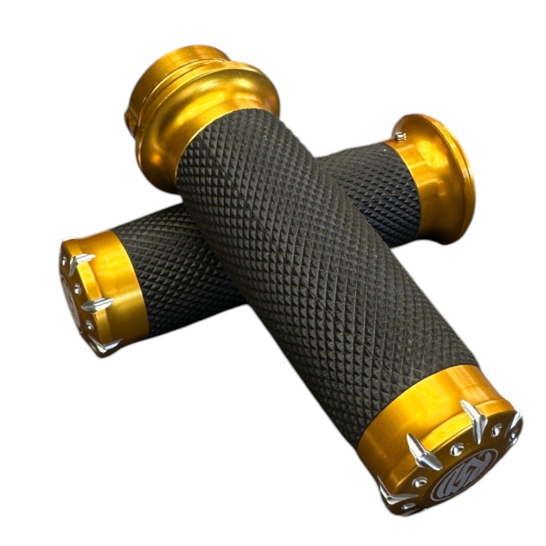 Grips - Gold 25mm Cable Throttle