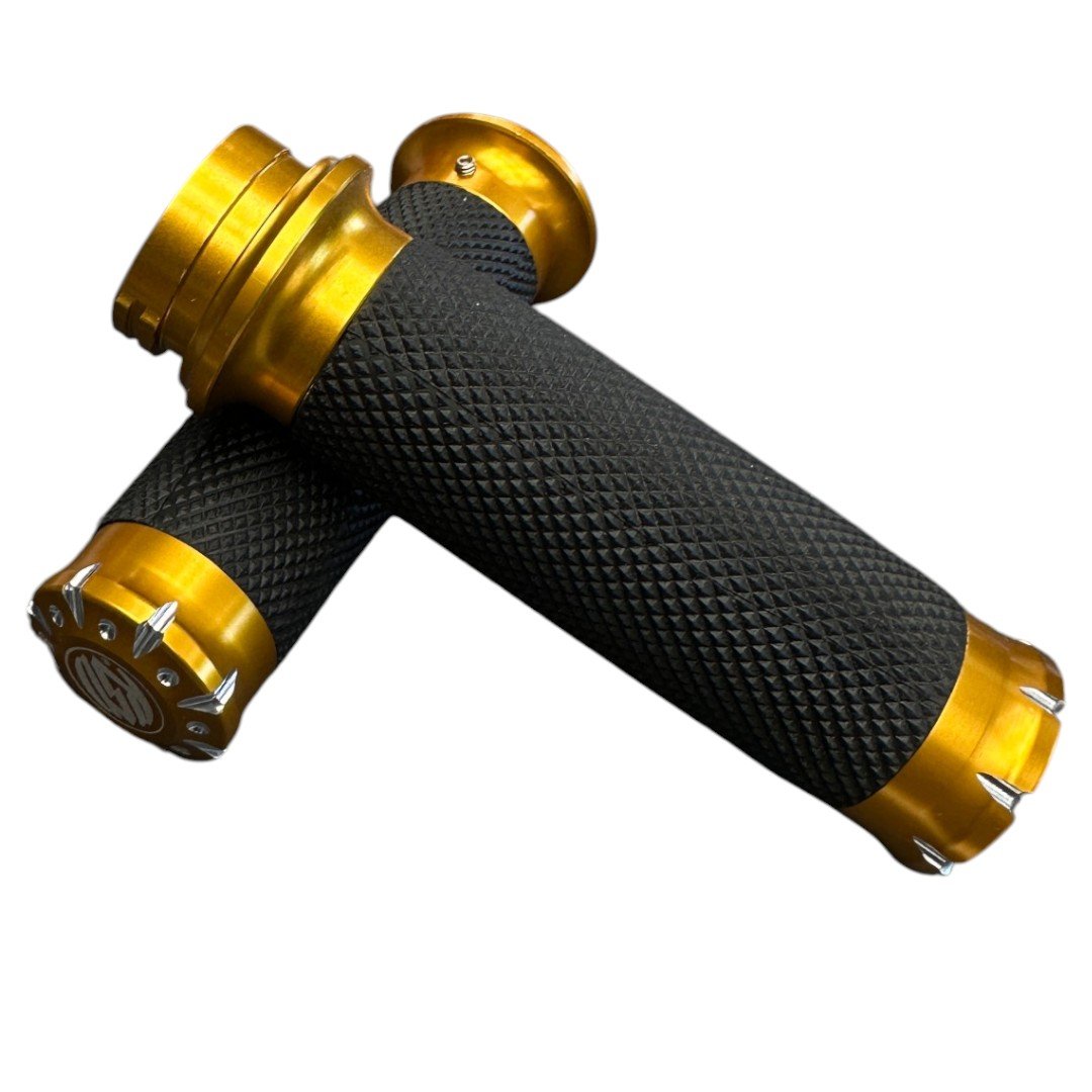 Grips - Gold 25mm Cable Throttle