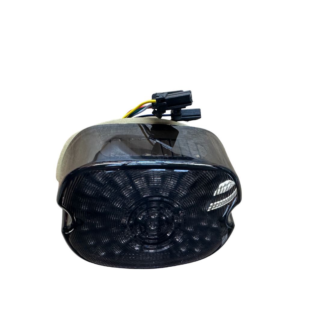 Tail light - LED with indicators - smokey lens (fits dynas, softails, etc)