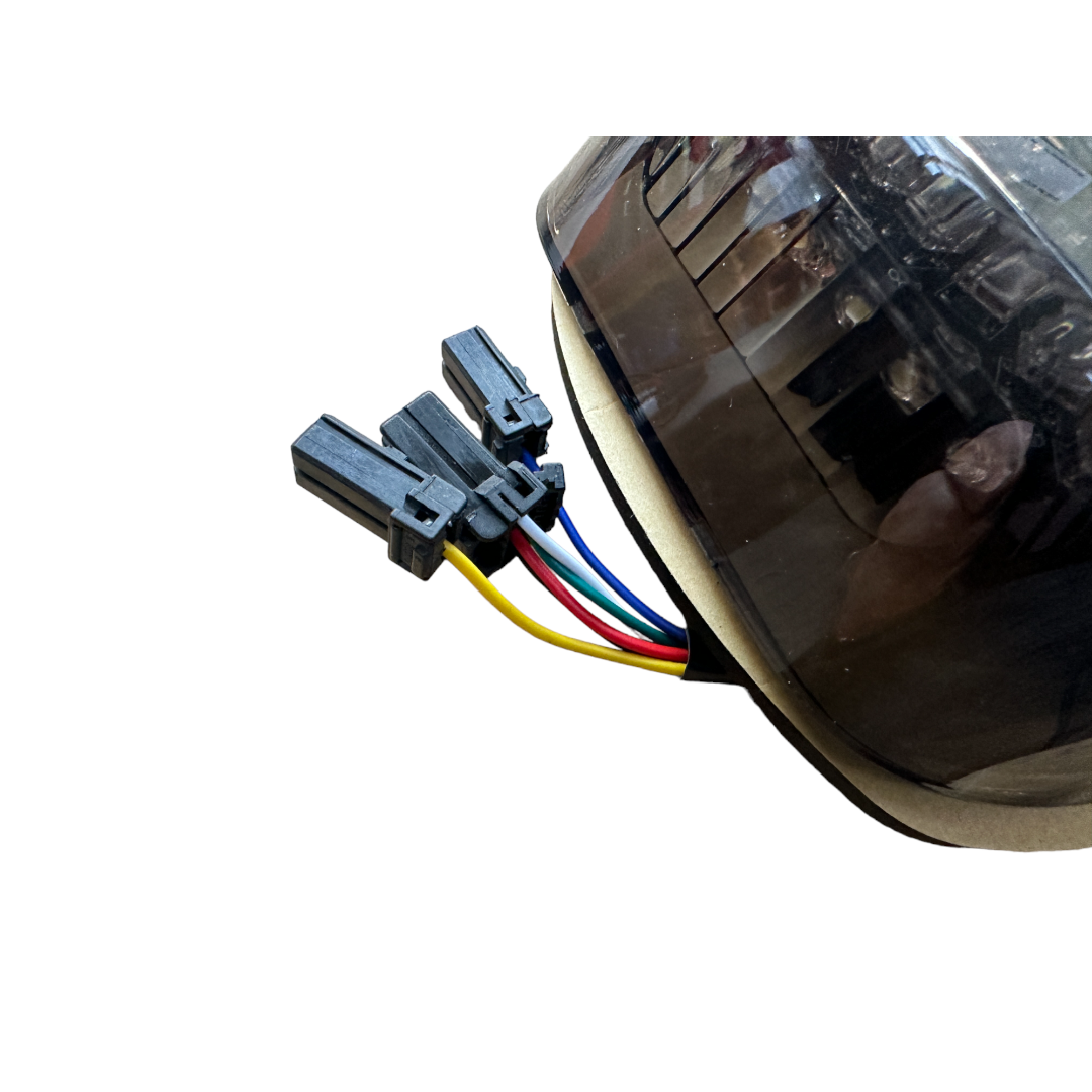 Tail light - LED with indicators - smokey lens (fits dynas, softails, etc)