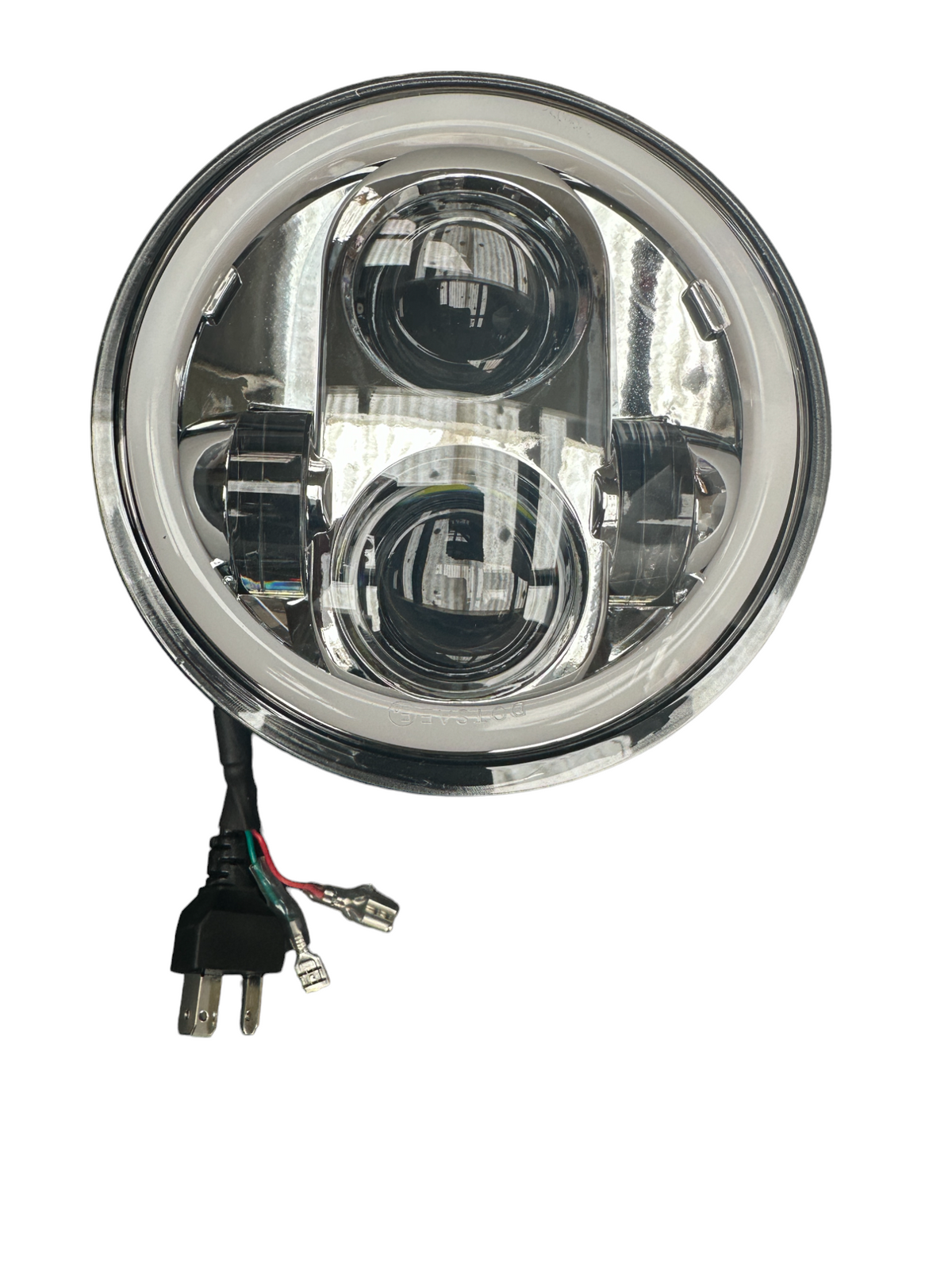 Chrome 5.75" Daymaker Headlight With Halo
