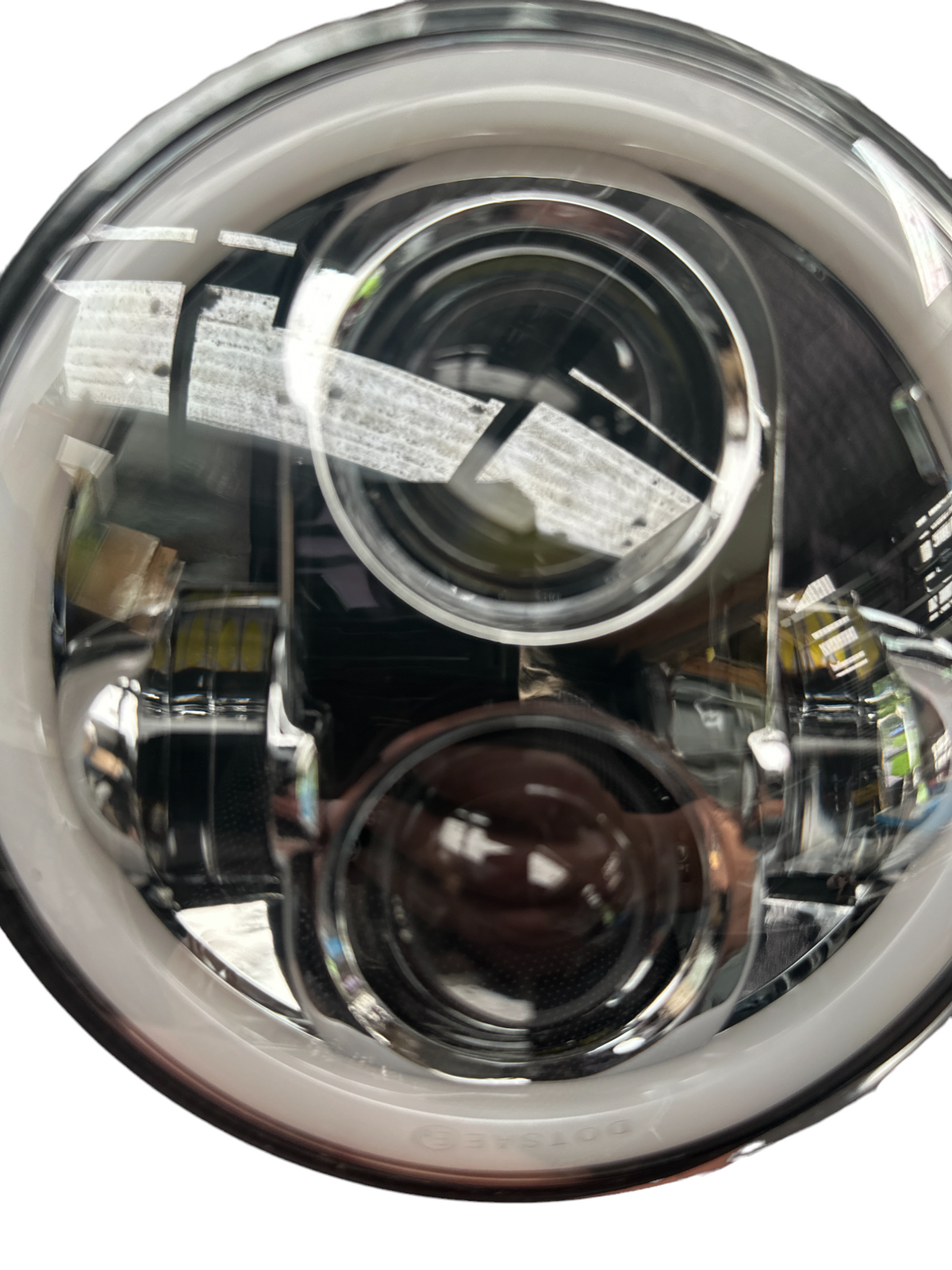 Chrome 5.75" Daymaker Headlight With Halo