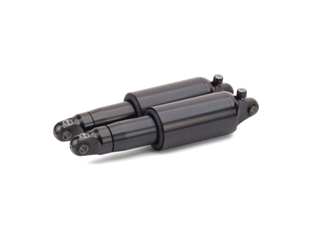 Adjustable Arnott Rear Air Shock Absorbers Black. Fits  Harley Davidson V-Rod 2007-2017.