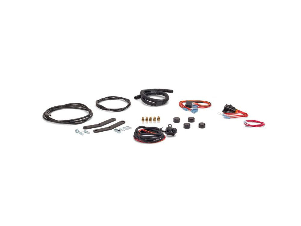 Adjustable Arnott Rear Air Shock Absorbers Black. Fits  Harley Davidson V-Rod 2007-2017.