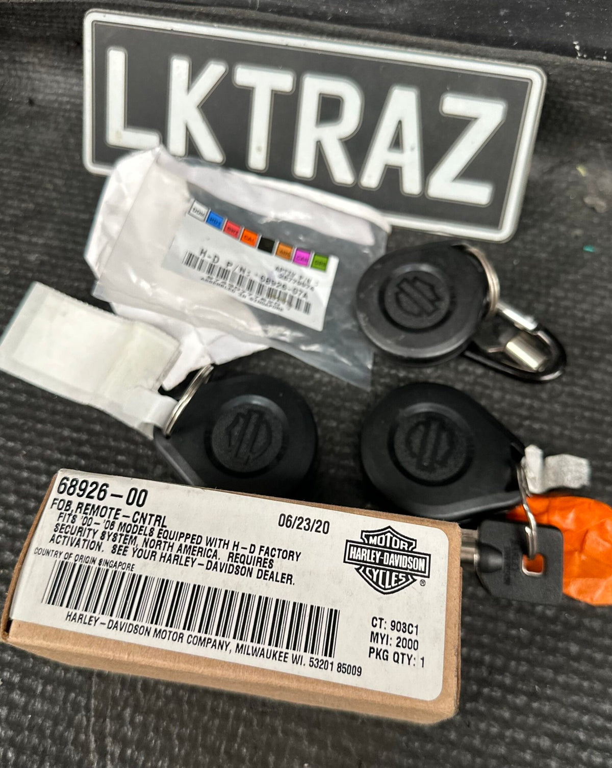 Harley Davidson LOST Fob replacement