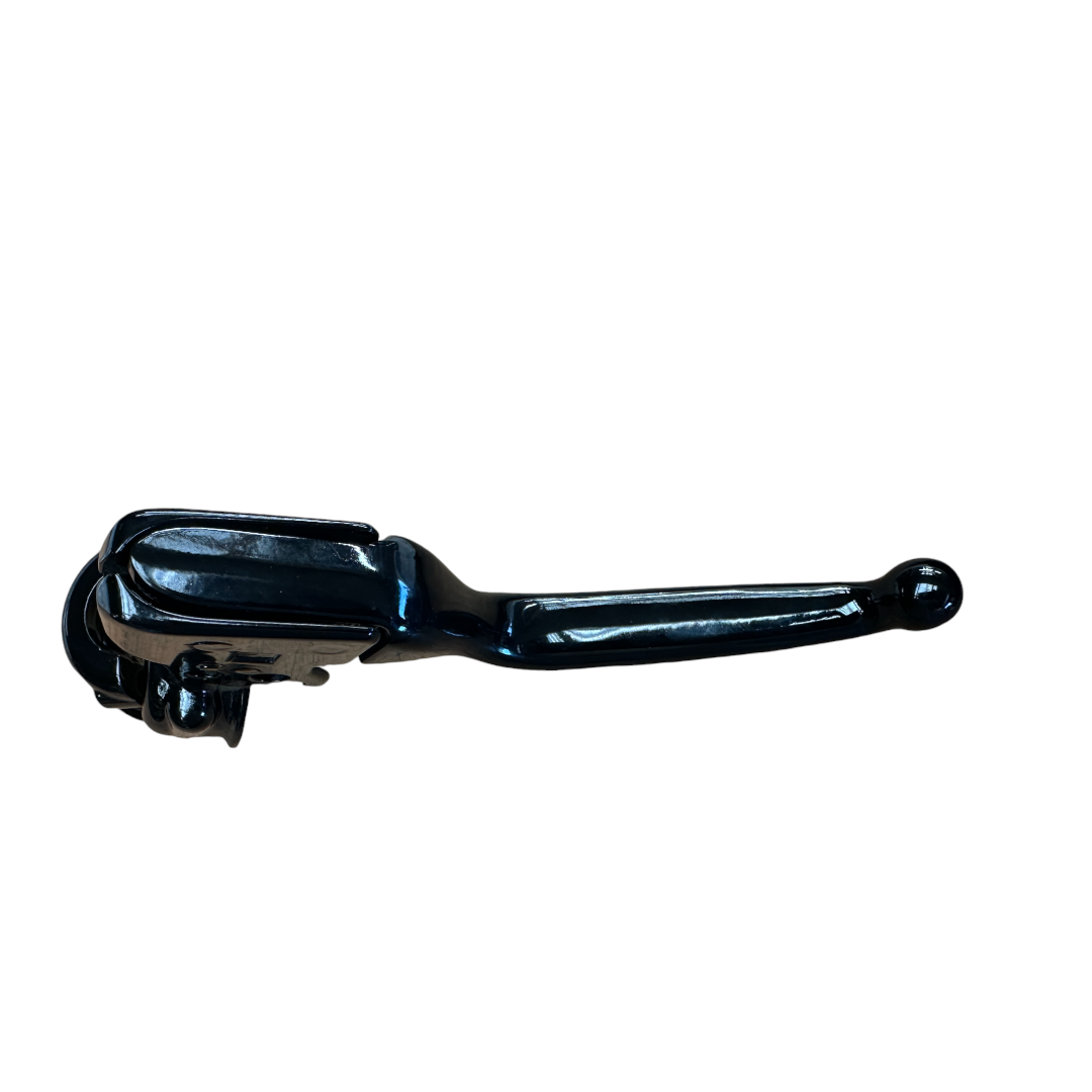 Clutch Perch and Lever - Gloss Black M8 Softail
