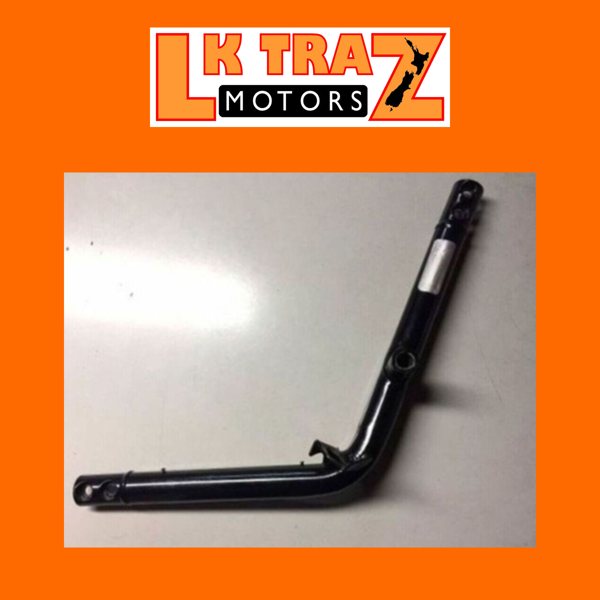 Harley-Davidson V-Rod right-hand lower frame rail 47988-08BK, black, with LKTRAZ Motors branding