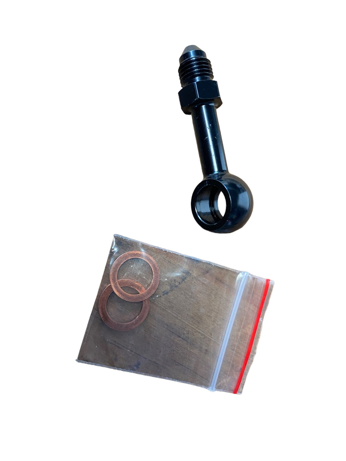 Brake Banjo 0 Degree  10mm Black