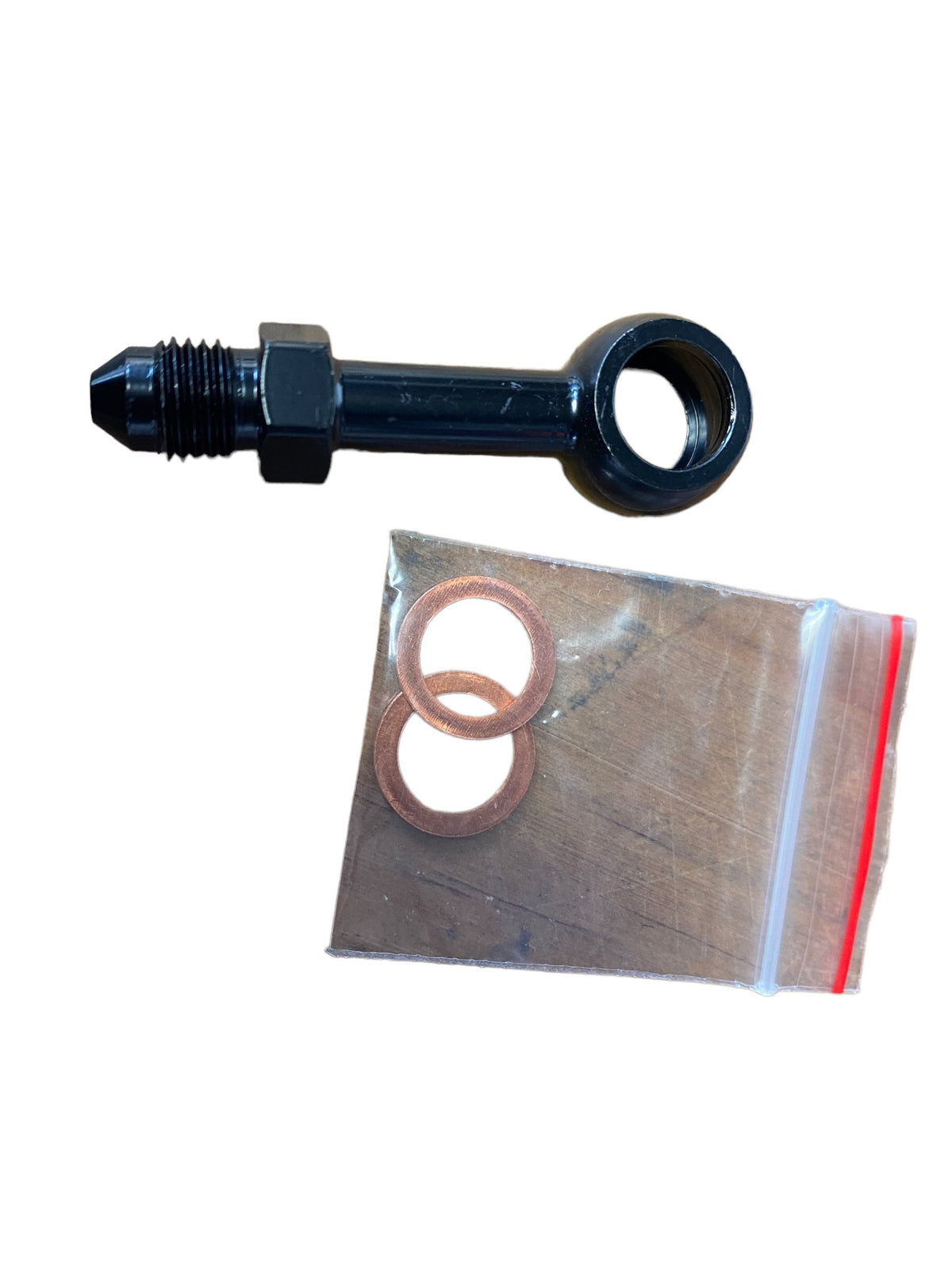 Brake Banjo 0 Degree  10mm Black