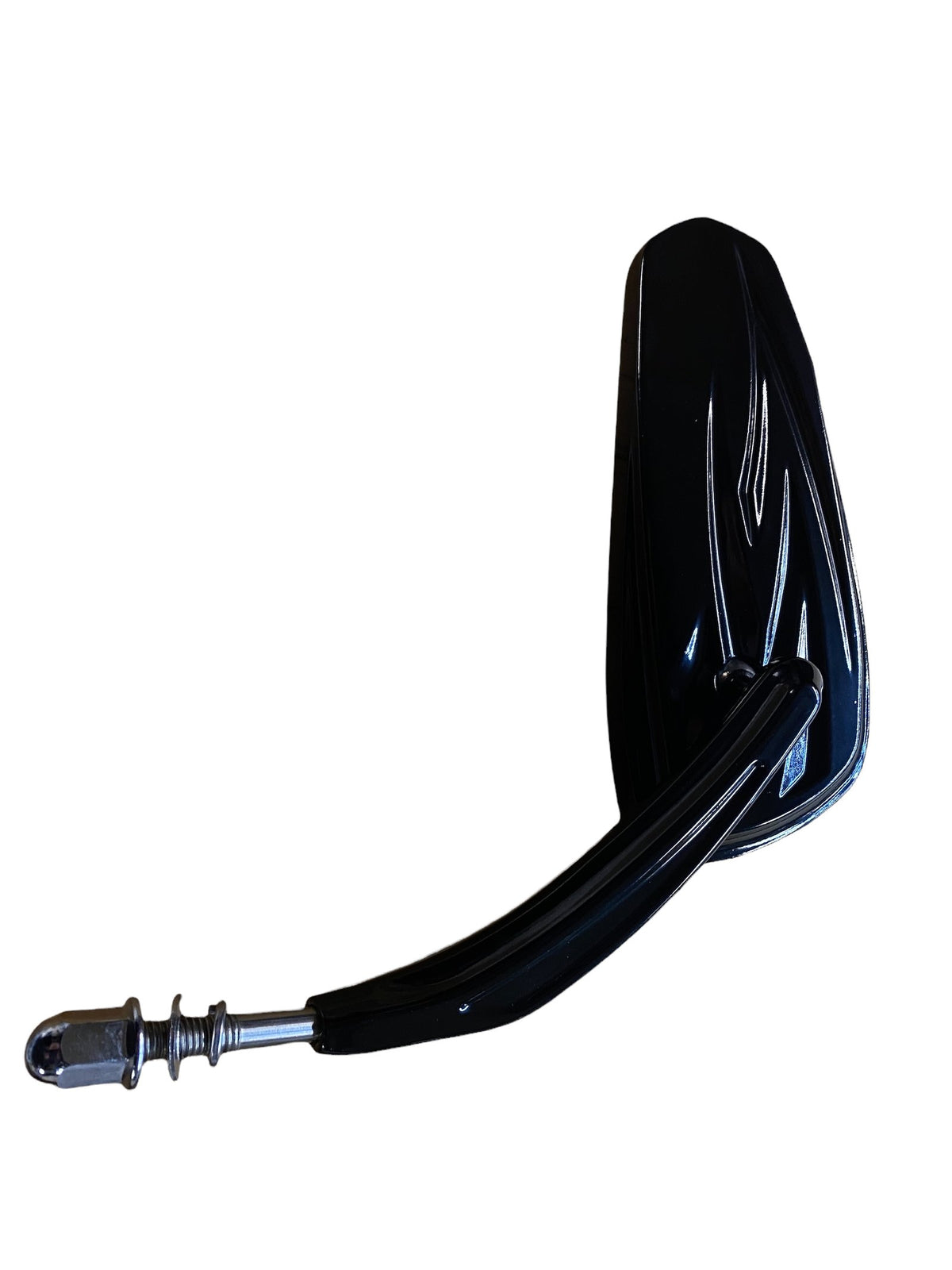 Tear Drop Tribal Mirrors Black or Chrome