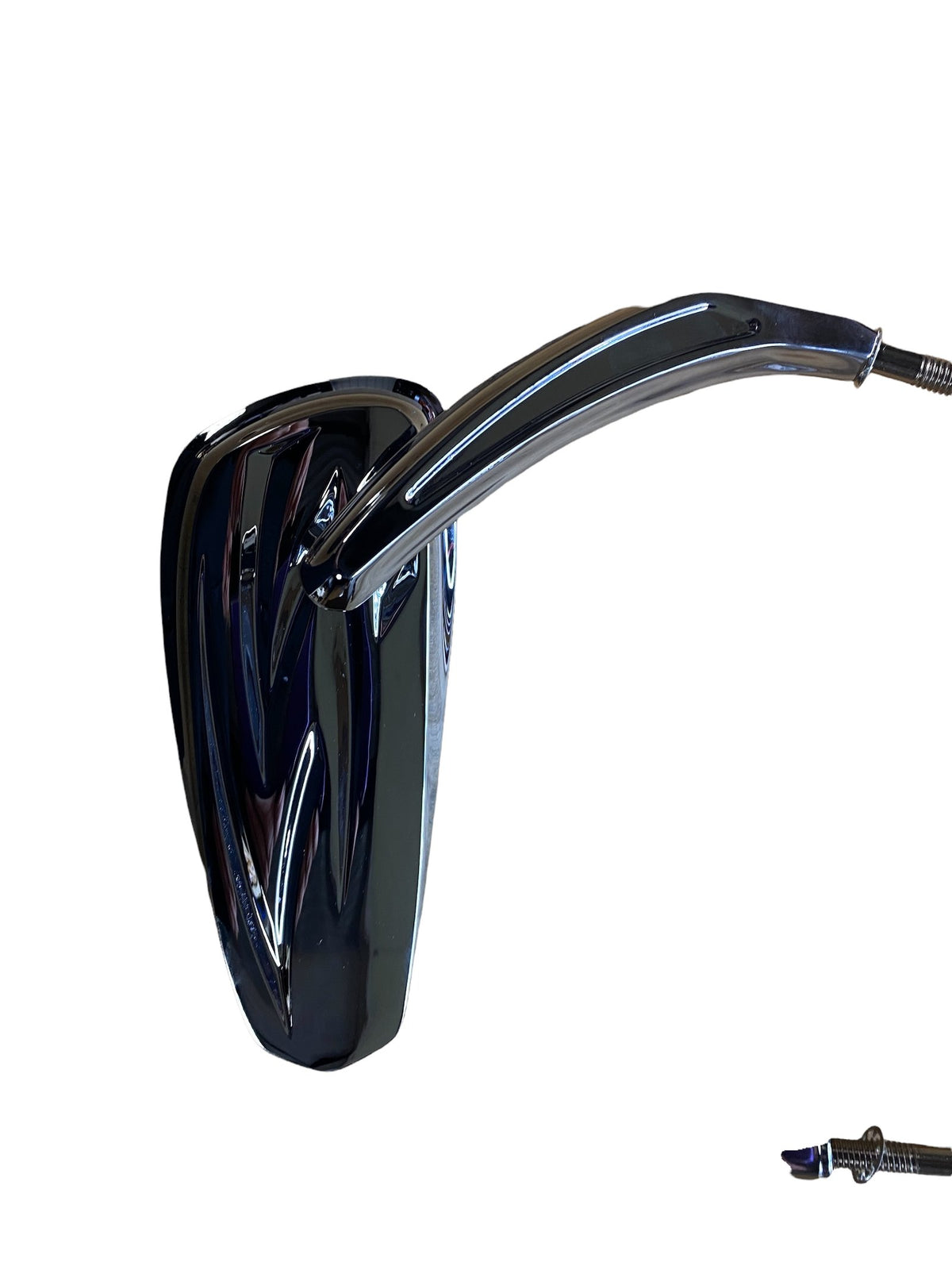 Tear Drop Tribal Mirrors Black or Chrome