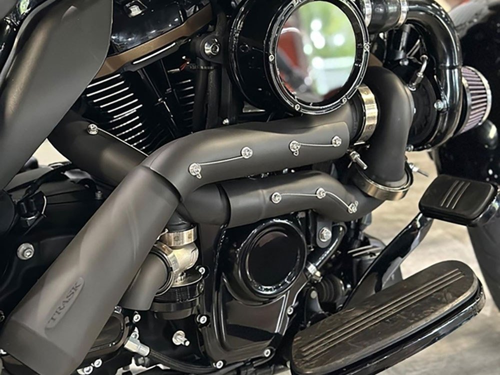 Tornado Turbo Kit – Black Exhaust, Black Billet. Fits Touring 2017up And Softail 2018up.