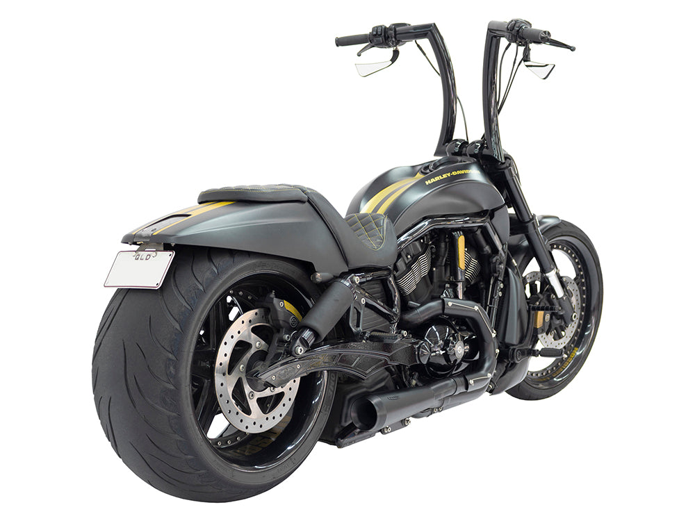 Trask Assault black 2-into-1 V-Rod exhaust TM-5400BK