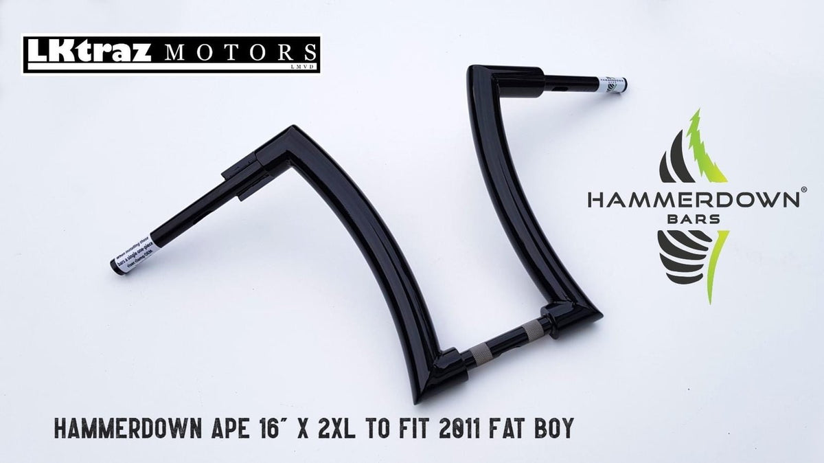 Ape Bars - Hammerdown for Dynas, Softails
