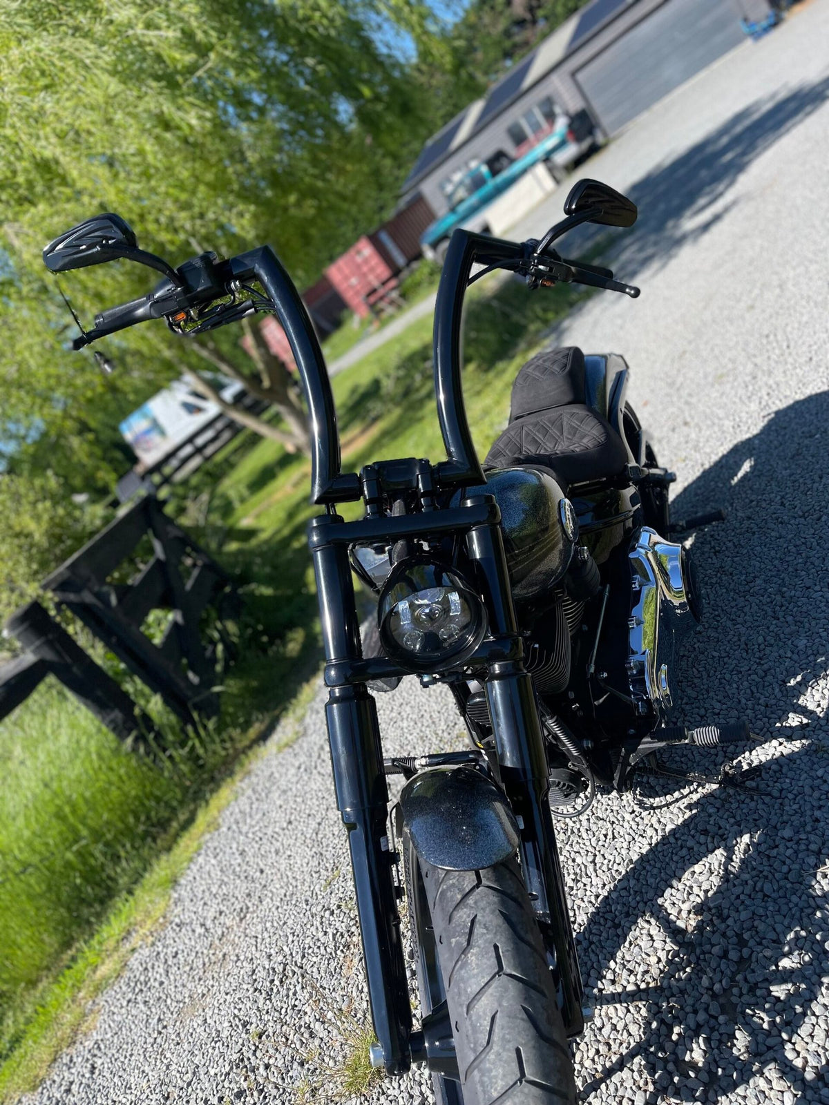 Ape Bars - Hammerdown for Dynas, Softails