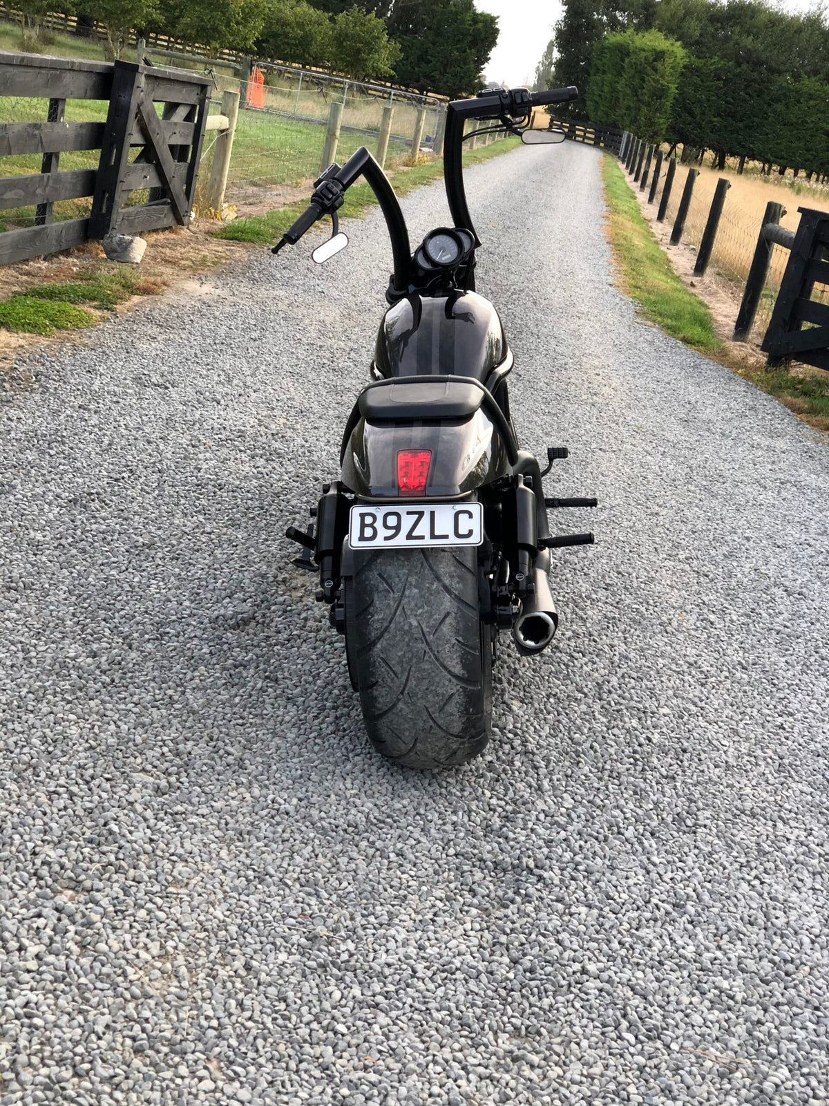 Ape Bars - Hammerdown for Dynas, Softails