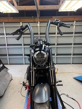 Hammerdown Ape Handle Bars for Vrods 12-18 Inch