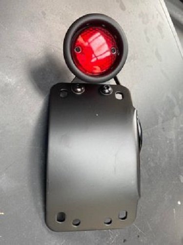 Curved Side Mounted Plate Mount -black
