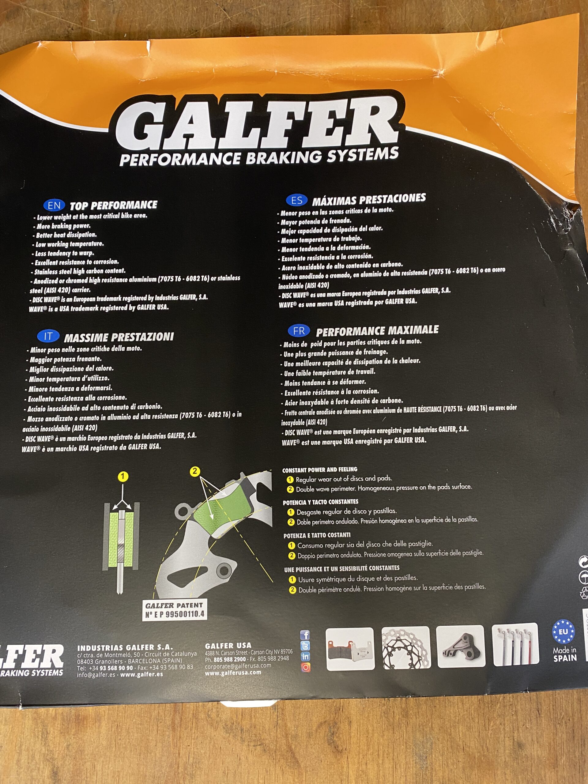 Rear Brake Disc – Galfer Floating Wave – LKtraz Motors