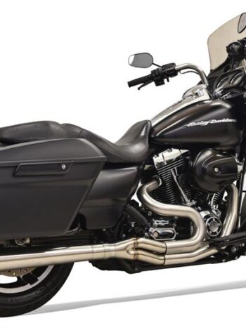 BASSANI SHORT ROAD RAGE III STAINLESS 2 INTO 1 SYSTEM FOR 2007-2016 TOURING MODELS (1F12SS)