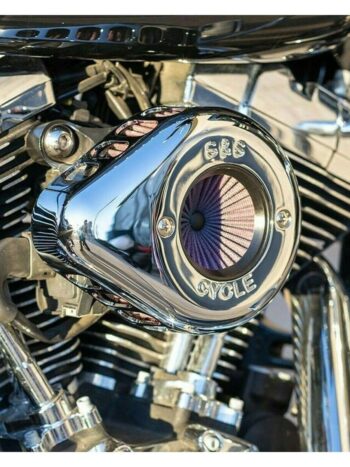 170-0719A STEALTH AIR STINGER&TRADE; KIT WITH CHROME TEARDROP FOR 2008-&APOS;16 TOURING, &APOS;16-&APOS;17 SOFTAIL&REG; MODELS